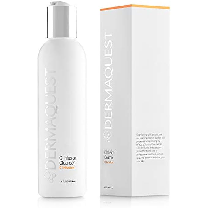 DermaQuest C INFUSION ANTIOXIDANT FOAMING CLEANSER - BRIGHTENING AND ENERGIZING FACE WASH, 6 FL. OZ. - Image 1
